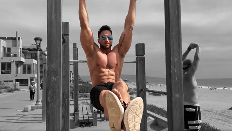 hanging knee raises